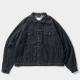 画像2: TIGHTBOOTH/LABEL LOGO DENIM JACKET（Black）［デニムJKT-24秋冬］ (2)