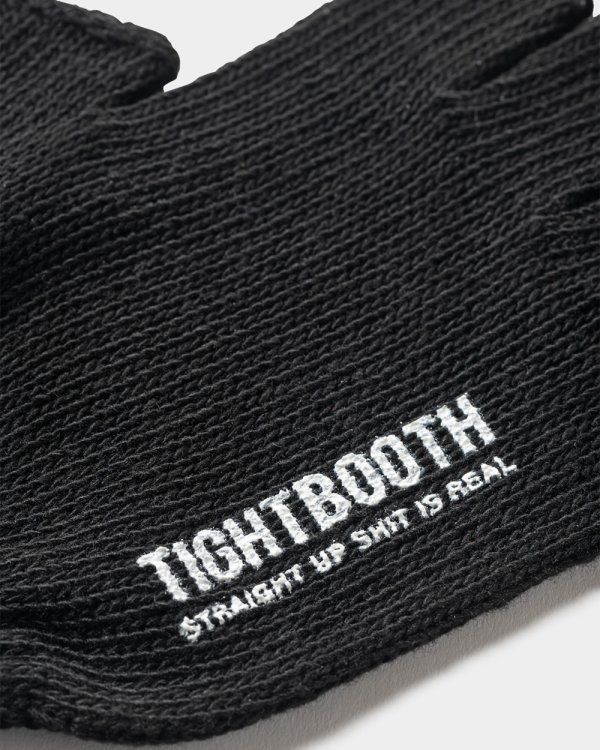 画像2: TIGHTBOOTH/LOGO FINGERLESS GLOVE（Black）［フィンガーレスグローブ-24秋冬］