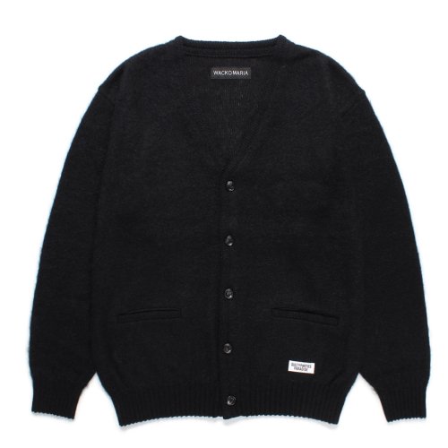 他の写真1: WACKO MARIA/MOHAIR KNIT CARDIGAN（BLACK）［モヘアカーディガン-24秋冬］