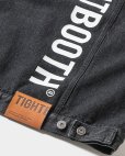 画像9: TIGHTBOOTH/LABEL LOGO DENIM JACKET（Black）［デニムJKT-24秋冬］