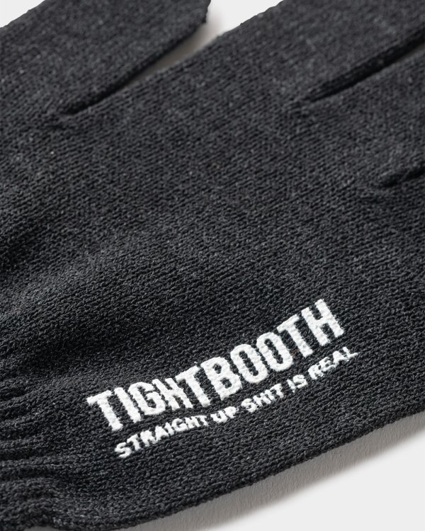 画像2: TIGHTBOOTH/LOGO GLOVE（Charcoal）［グローブ-24秋冬］