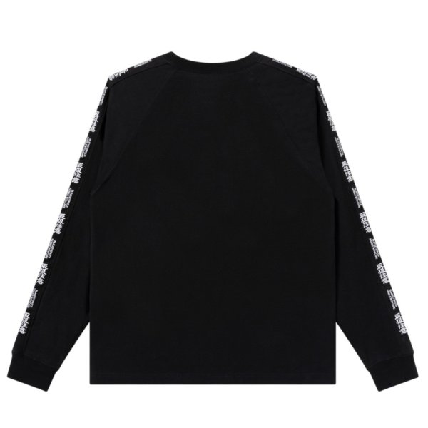 画像2: BlackEyePatch/HWC EMBROIDERED RAGLAN L/S TEE（BLACK）