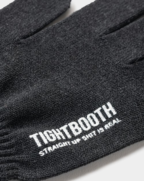 他の写真2: TIGHTBOOTH/LOGO GLOVE（Charcoal）［グローブ-24秋冬］