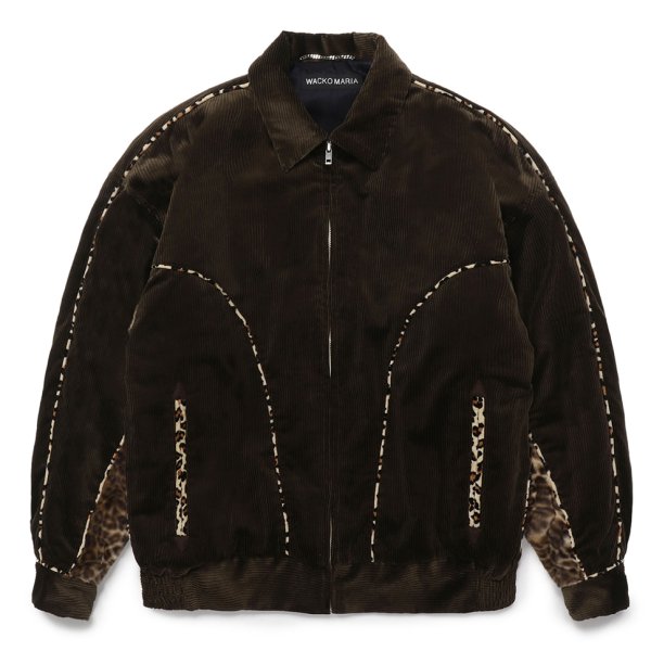 画像1: WACKO MARIA/CORDUROY WESTERN JACKET（BROWN）［コーデュロイウエスタンJKT-24秋冬］