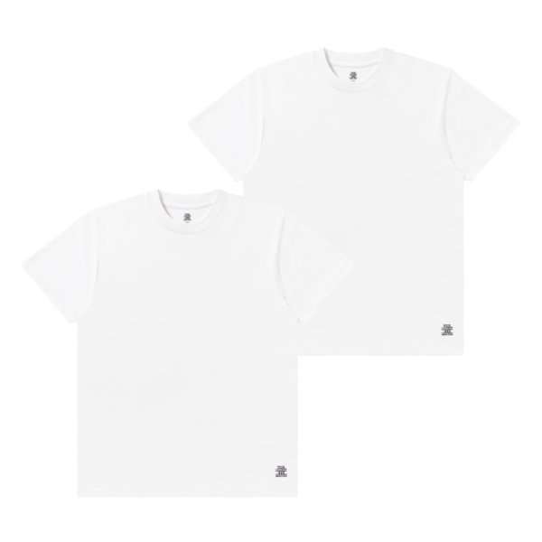 画像2: BlackEyePatch/2 PACK CREW NECK TEE（WHITE）