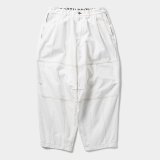 TIGHTBOOTH/DENIM BALLOON PANTS（White）［デニムバルーンパンツ-24秋冬］