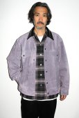 画像2: WACKO MARIA/OMBRE CHECK OPEN COLLAR SHIRT（PINK）［オンブレチェックオープンカラーシャツ-24秋冬］ (2)