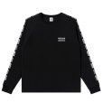 画像1: BlackEyePatch/HWC EMBROIDERED RAGLAN L/S TEE（BLACK） (1)