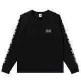 BlackEyePatch/HWC EMBROIDERED RAGLAN L/S TEE（BLACK）