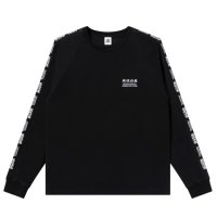 BlackEyePatch/HWC EMBROIDERED RAGLAN L/S TEE（BLACK）