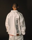 画像4: TIGHTBOOTH/LABEL LOGO DENIM JACKET（White）［デニムJKT-24秋冬］ (4)