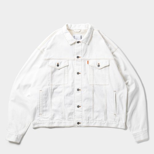 他の写真1: TIGHTBOOTH/LABEL LOGO DENIM JACKET（White）［デニムJKT-24秋冬］