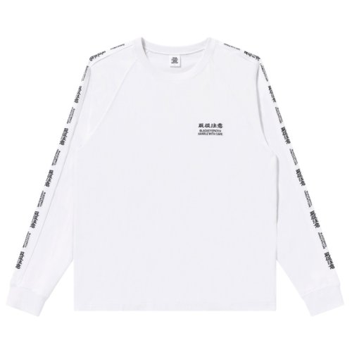 他の写真1: BlackEyePatch/HWC EMBROIDERED RAGLAN L/S TEE（WHITE）