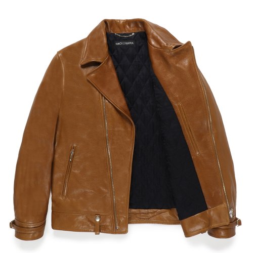 他の写真3: WACKO MARIA/LEATHER DOUBLE RIDERS JACKET（BROWN）［レザーダブルライダースJKT-24秋冬］