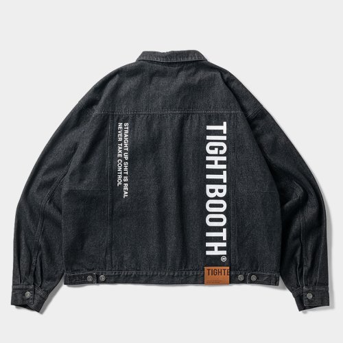 他の写真2: TIGHTBOOTH/LABEL LOGO DENIM JACKET（Black）［デニムJKT-24秋冬］