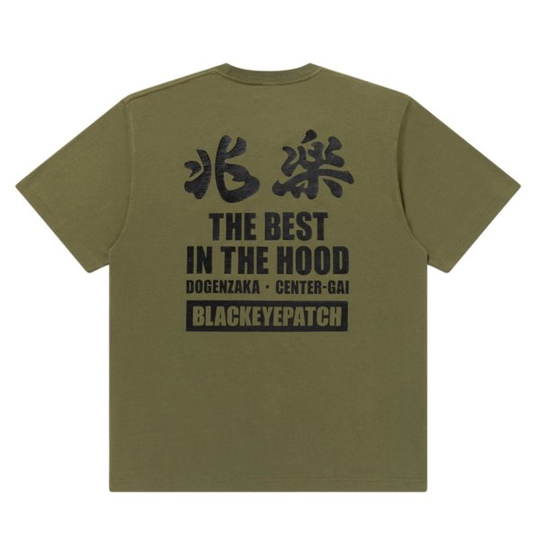 画像1: BlackEyePatch/CHORAKU IN THE HOOD TEE（OLIVE）