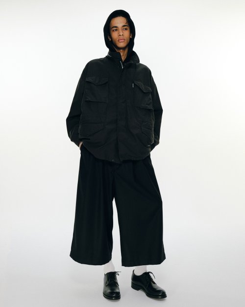 他の写真3: COOTIE PRODUCTIONS/CA/W Flannel Shin Cut Wide Easy Trousers（Black）［シンカットワイドイージートラウザース-24秋冬］