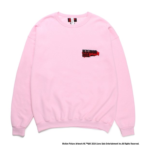 画像2: WACKO MARIA/RESERVOIR DOGS / SWEAT SHIRT（PINK）［クルーネックスウェット-24秋冬］