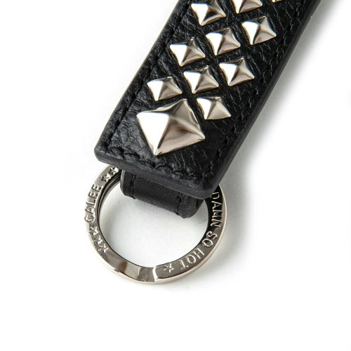 他の写真2: CALEE/STUDS LEATHER SNAP KEY RING（BLACK）［スタッズレザースナップキーリング-24秋冬］