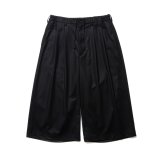 COOTIE PRODUCTIONS/CA/W Flannel Shin Cut Wide Easy Trousers（Black）［シンカットワイドイージートラウザース-24秋冬］