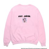 WACKO MARIA/RESERVOIR DOGS / SWEAT SHIRT（PINK）［クルーネックスウェット-24秋冬］