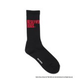 WACKO MARIA/RESERVOIR DOGS / JACQUARD SOCKS（BLACK）［ジャガードソックス-24秋冬］