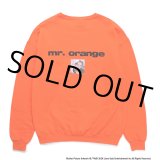 WACKO MARIA/RESERVOIR DOGS / SWEAT SHIRT（ORANGE）［クルーネックスウェット-24秋冬］