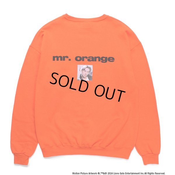 画像1: WACKO MARIA/RESERVOIR DOGS / SWEAT SHIRT（ORANGE）［クルーネックスウェット-24秋冬］