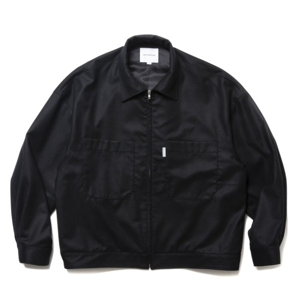 画像1: COOTIE PRODUCTIONS/CA/W Flannel Work Jacket（Black）［ワークJKT-24秋冬］