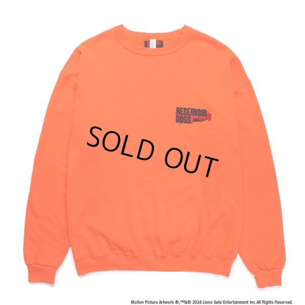 画像2: WACKO MARIA/RESERVOIR DOGS / SWEAT SHIRT（ORANGE）［クルーネックスウェット-24秋冬］