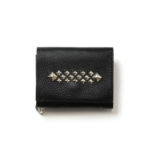 他の写真1: CALEE/STUDS LEATHER MULTI WALLET（BLACK）［スタッズレザーマルチウォレット-24秋冬］