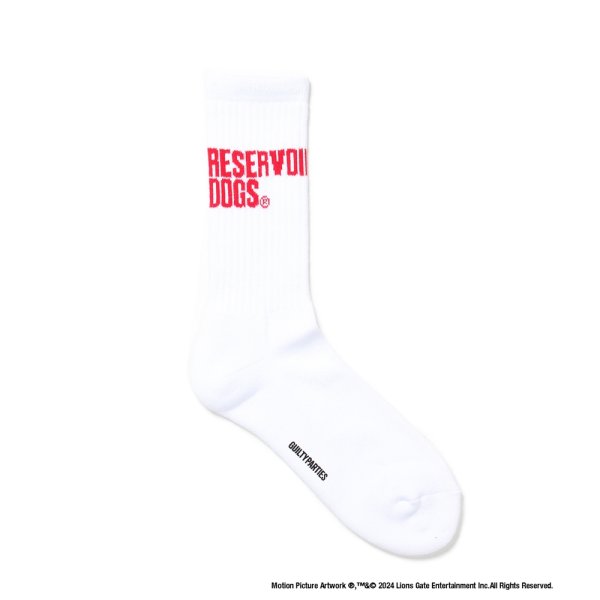 画像1: WACKO MARIA/RESERVOIR DOGS / JACQUARD SOCKS（WHITE）［ジャガードソックス-24秋冬］