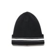 画像1: COOTIE PRODUCTIONS/Dry Tech Border Big Cuffed Beanie（Black）［ドライテックボーダービッグカフドビーニー-24秋冬］ (1)