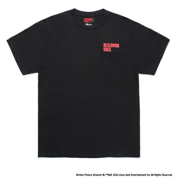 画像2: WACKO MARIA/RESERVOIR DOGS / POCKET T-SHIRT（BLACK）［プリントポケT-24秋冬］