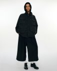 画像3: COOTIE PRODUCTIONS/CA/W Flannel Shin Cut Wide Easy Trousers（Black）［シンカットワイドイージートラウザース-24秋冬］ (3)