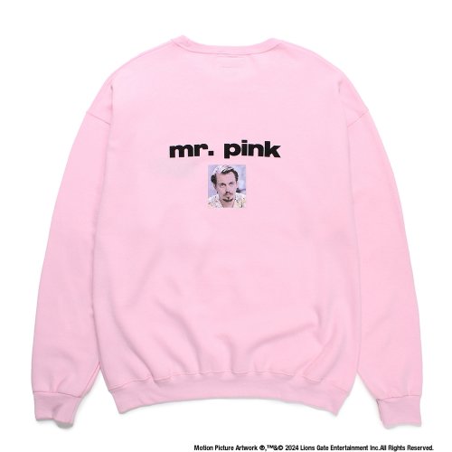 他の写真2: WACKO MARIA/RESERVOIR DOGS / SWEAT SHIRT（PINK）［クルーネックスウェット-24秋冬］