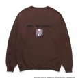 画像1: WACKO MARIA/RESERVOIR DOGS / SWEAT SHIRT（BROWN）［クルーネックスウェット-24秋冬］ (1)