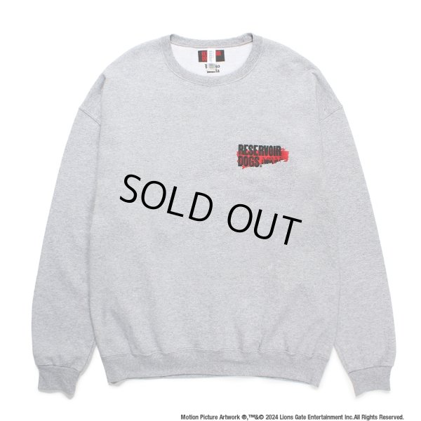 画像2: WACKO MARIA/RESERVOIR DOGS / SWEAT SHIRT（GRAY）［クルーネックスウェット-24秋冬］