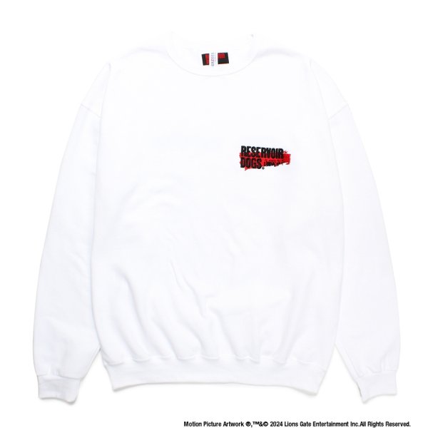 画像2: WACKO MARIA/RESERVOIR DOGS / SWEAT SHIRT（WHITE）［クルーネックスウェット-24秋冬］