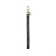 画像1: CALEE/STUDS LEATHER SHORT KEY RING（BLACK）［スタッズレザーショートキーリング-24秋冬］ (1)