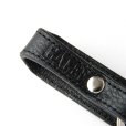 画像4: CALEE/STUDS LEATHER SNAP KEY RING（BLACK）［スタッズレザースナップキーリング-24秋冬］