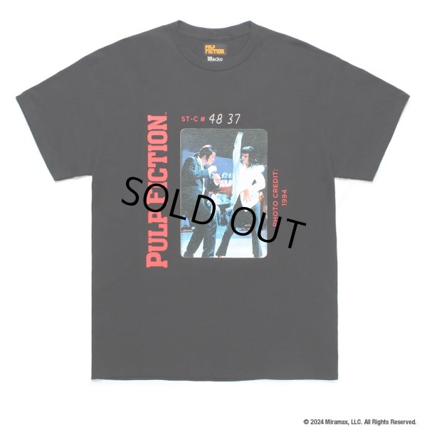 画像1: WACKO MARIA/PULP FICTION / T-SHIRT（BLACK）［プリントT-24秋冬］