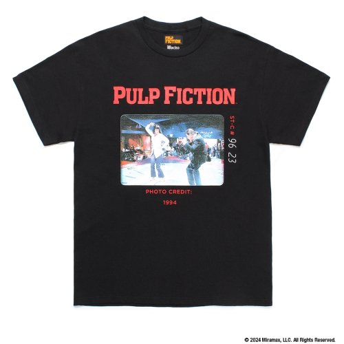 他の写真1: WACKO MARIA/PULP FICTION / T-SHIRT（BLACK）［プリントT-24秋冬］