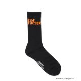 WACKO MARIA/PULP FICTION / JACQUARD SOCKS（BLACK）［ジャガードソックス-24秋冬］