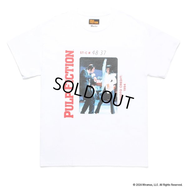 画像1: WACKO MARIA/PULP FICTION / T-SHIRT（WHITE）［プリントT-24秋冬］