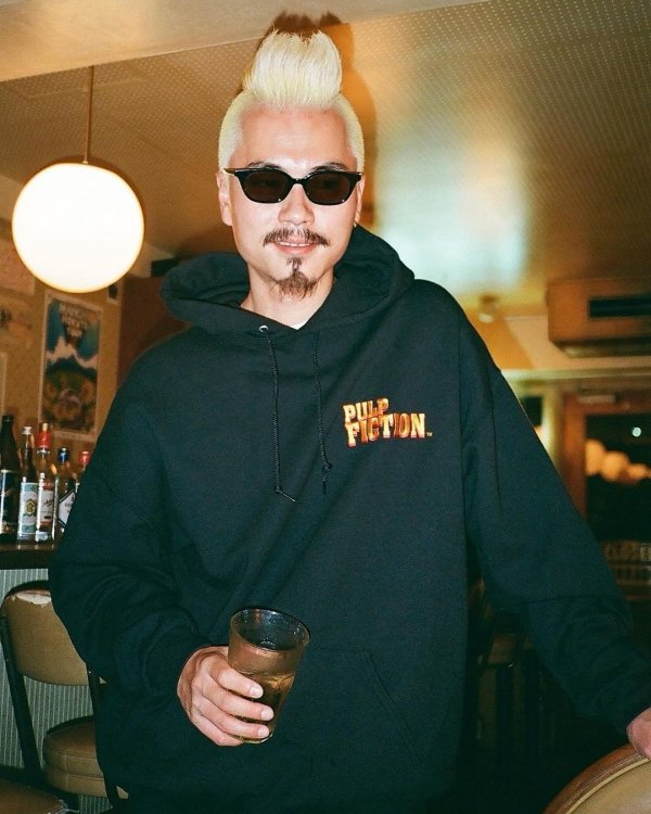 画像3: WACKO MARIA/PULP FICTION / HOODED SWEAT SHIRT（BLACK）［プルオーバーパーカー-24秋冬］