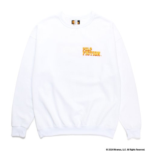 他の写真1: WACKO MARIA/PULP FICTION / SWEAT SHIRT（WHITE）［クルーネックスウェット-24秋冬］