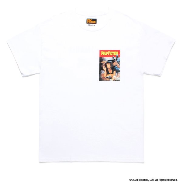 画像1: WACKO MARIA/PULP FICTION / T-SHIRT（WHITE）［プリントT-24秋冬］