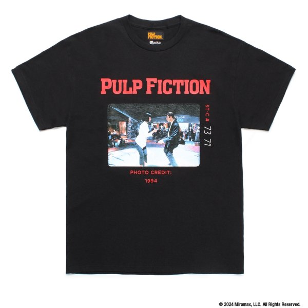 画像1: WACKO MARIA/PULP FICTION / T-SHIRT（BLACK）［プリントT-24秋冬］