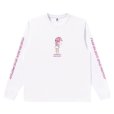 画像1: BlackEyePatch/DEVIL GIRL L/S TEE（WHITE） (1)